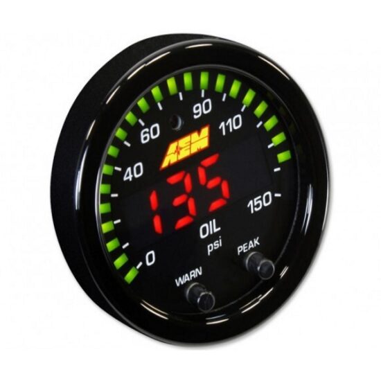 AEM XSeries Oil Pressure Gauge SSM Performance Parts