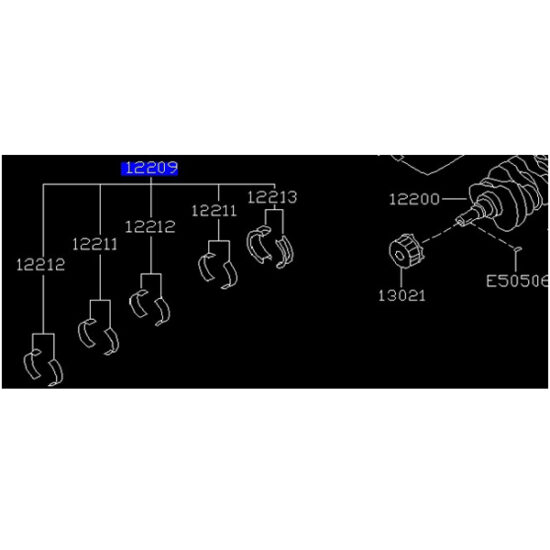 OEM Subaru Rod Bearings WRX/STI (EJ Series)