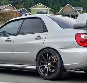 HT Autos Side Skirt Extensions 03-07 WRX STI