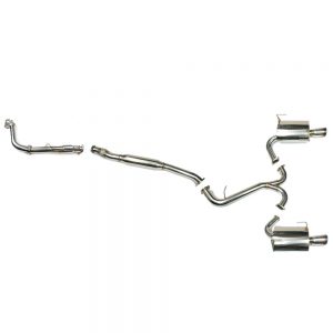 Hyperflow Turbo Back Exhaust 08-10 WRX