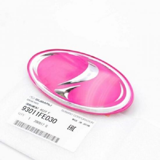 OEM Subaru Pink Front 'I' Grille Badge 01-05 WRX/STI
