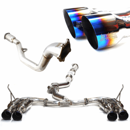 Invidia R400 Turbo Back Exhaust 11-14 WRX/11-21 STI (Sedan)