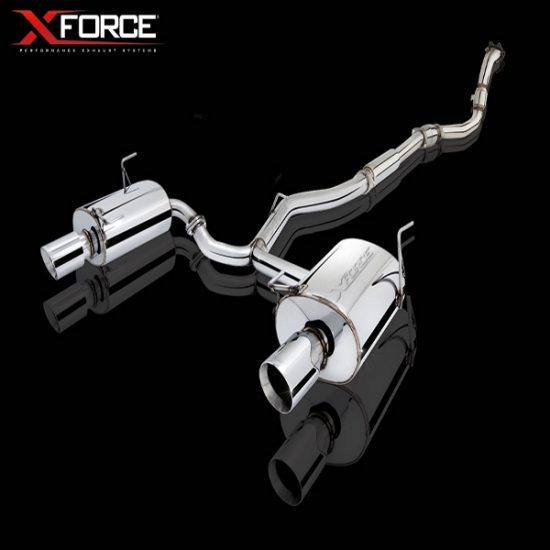 Xforce 3'' Mild Steel Turbo Back Exhaust 08-10 WRX (Sedan)