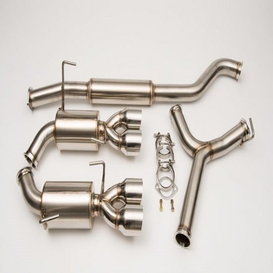 Unknown Performance V2 Cat Back Exhaust 15+ WRX/STI (Double Wall Tip)